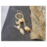 Faux Fur Shaul, 2 Fur Colllars and Dreamcatcher