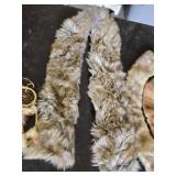 Faux Fur Shaul, 2 Fur Colllars and Dreamcatcher