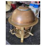 Antique Copper and Brass Samovar with Burner