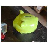 Easter and Animal Figurines, Piggy Bank, and Decor Items