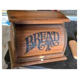 Wooden Bread Box and Cactus-Shaped Cutting Board