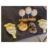 Various Decorative Masks and Sculptures