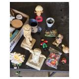 Assorted Figurines and Collectibles including "Keep On Truckin