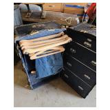 Horn Luggage Wardrobe Trunk with Drawers and Hangers