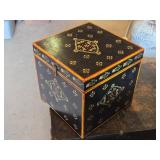Hand-Painted Decorative Storage Box