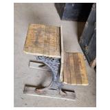 A.H. Andrews & Co. Antique School Desk - 22" Tall