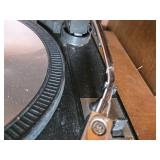 General Electric Stereo Console with Turntable and Speakers - Powers on but doesn
