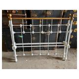 Antique Brass and Iron Bed Frame