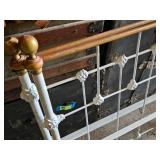 Antique Brass and Iron Bed Frame