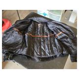 Fieldsheer Motorcycle Jacket and Helmet Set - Back Length: 28", Sleeve from Back Mid Neck: 36", Chest: Appr. 36"