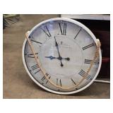 Glenmont Clock Co. Large Wall Clock with Rope Hanger - 27.5"