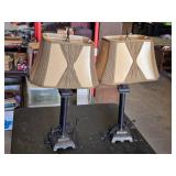Pair of Decorative Table Lamps with Shades