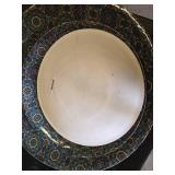 Set of Decorative Metal Plates for Wall Hanging, largest is 24"