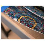 Set of Decorative Metal Plates for Wall Hanging, largest is 24"
