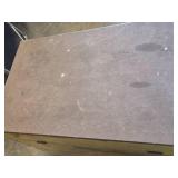 Wooden Storage Chest with Clown Decorations