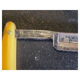 Hess Hair Milk Laboratories Straight Razor, Pipe and White Ceramic Mug