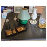 Various Lamps and Lighting Fixtures Including Table Lamps and Wall Sconces