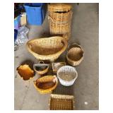 Wicker and Rattan Basket Collection