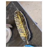 Decorative Vases and Glassware Items, Plastic Feathers