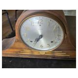 Gilbert Mantel Clock (broken glass, no weight) and Decorative Wall Clock
