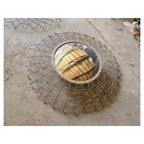 Decorative Wire Wall Art with Mirror 32.5"