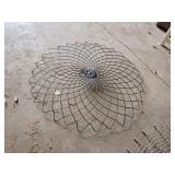 Decorative Wire Wall Art with Mirror 32.5"