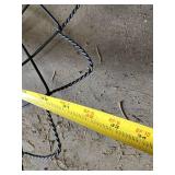 Decorative Wire Wall Art with Mirror 32.5"