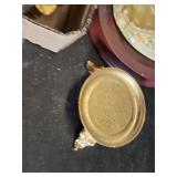 Box of Assorted Candles, Decorative Lighthouse, and Candle Holders