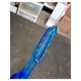 Blue Glass Vase