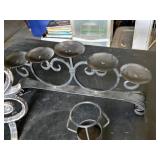 Brass and Iron Candle Holders and Candelabras