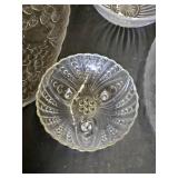 Clear Glass Serving Platters and Bowls Set
