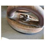 Vintage Sad Irons and Towel Rod Holders