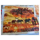Lot of 3 Scenic and Wildlife Paintings on Canvas