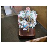 Collectible Figurines and Carousel Decoration Lot