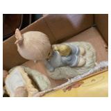 Collectible Figurines and Carousel Decoration Lot