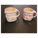Vintage Santa Claus Mugs Set