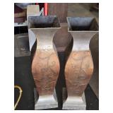 Metal Vases and Decorative Pitcher