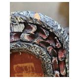 Decorative Dagger Wall Plaque (has one crack) with Metal Dagger