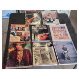 Collection of Guitar Music Books including John Mayer, Led Zeppelin, and Jimi Hendrix