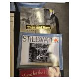 Lot of Minnesota-Themed Books and Magazines Including "Lost Twin Cities" by Larry Millett, "Heartlands: An American Odyssey," and Metro Newspaper Services