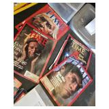 Lot of Vintage TIME and LIFE Magazines from historical events such as the moon landing, the Nixon era, and significant cultural milestones from the 1960s