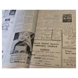 Harvard Crimson Fall 1960-1961 Bound Newspaper Volumes in Tote
