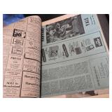 Harvard Crimson Fall 1960-1961 Bound Newspaper Volumes in Tote