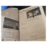 Harvard Crimson Fall 1960-1961 Bound Newspaper Volumes in Tote