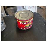 Lot of Vintage Coffee Tins including Folger