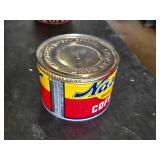 Lot of Vintage Coffee Tins including Folger
