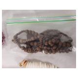 Assorted Jewelry and Beads Lot Including Shell Necklaces and Beaded Strands