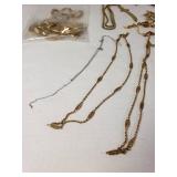 Lot of Jewelry Items Including Necklaces, Bracelets, and Accessories
