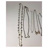 Lot of Jewelry Items Including Necklaces, Bracelets, and Accessories