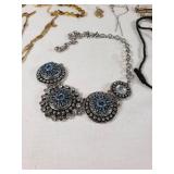 Lot of Jewelry Items Including Necklaces, Bracelets, and Accessories